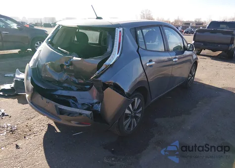 2016 Nissan Leaf Sv z USA, uszkodzony, nr VIN 1N4BZ0CP7GC303668
